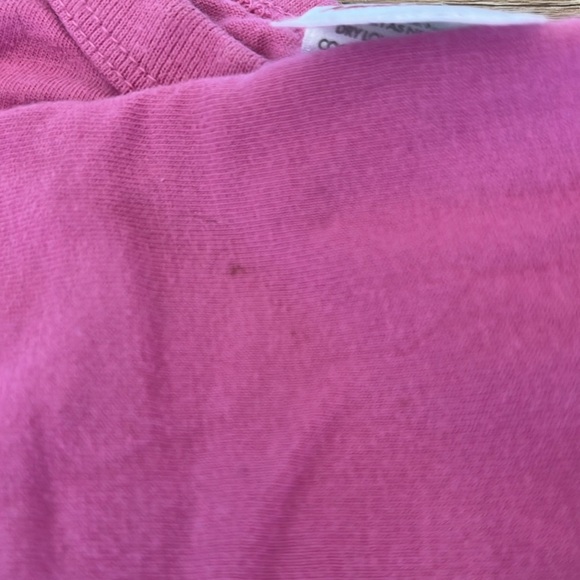 Hanna Andersson Pink Zebra Tank Top‎ Girls Size 8 100% Cotton Summer Shirt - Picture 5 of 6